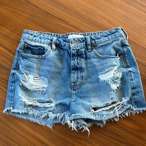 hidden denim shorts size medium